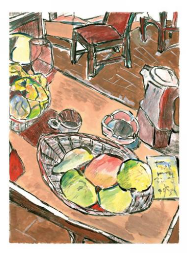 Drawn Blank 2011: Still Life With Peaches